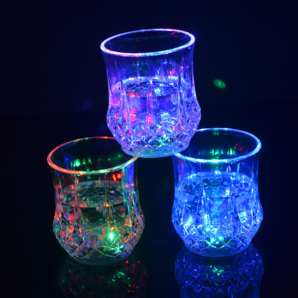 Wine Beer Drink - Colored LED Glowing Drink Cup Induction