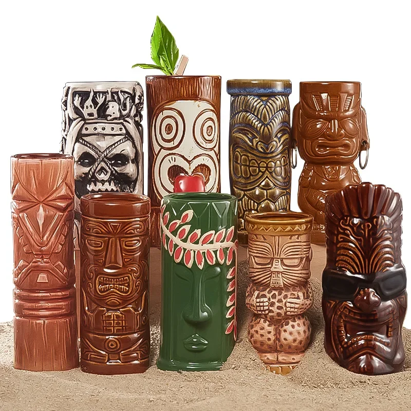 60 Type Hawaiian Tiki Mug Cera - Wine Beer Drink recension och pris