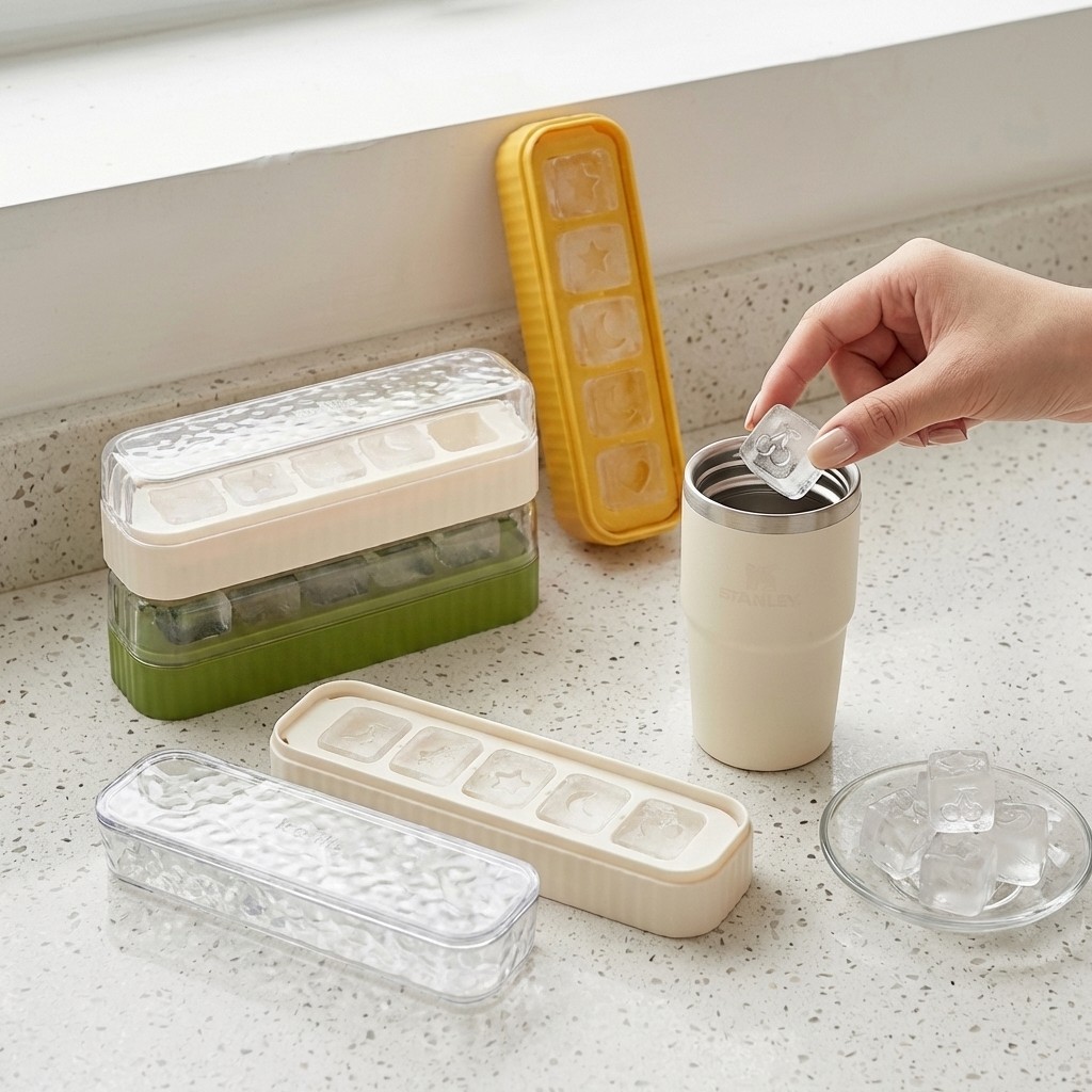 Mini Plastic Ice Cube Tray Wit - Wine Beer Drink recension och pris