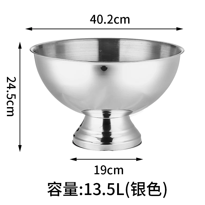 Large Stainless Steel Ice Buck - Wine Beer Drink recension och pris