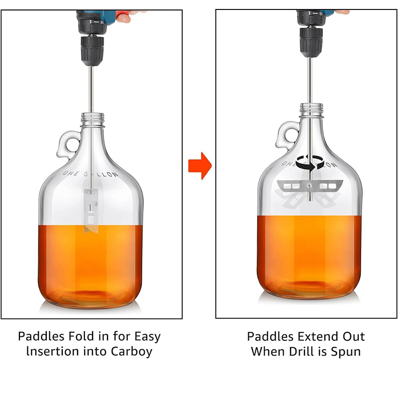 Stainless Steel Drill Stirrer, - Wine Beer And Mead recension och pris