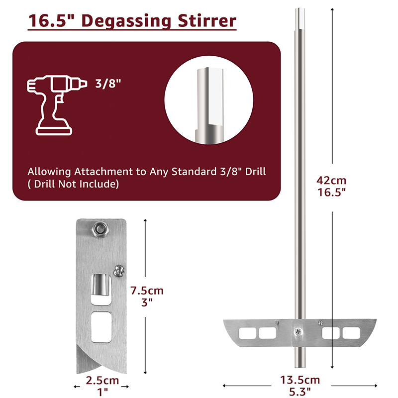 Stainless Steel Drill Stirrer, - Wine Beer And Mead recension och pris
