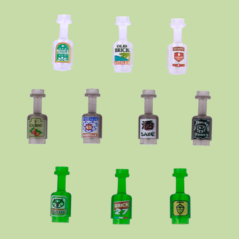 MOC City Street Figures Drink  - Wine Beer Supermarket recension och pris