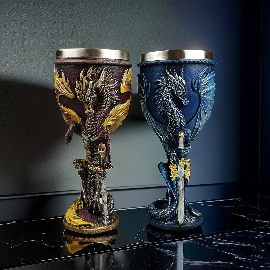 Retro Stainless Steel Beer Cup - Wine Beer Drink recension och pris