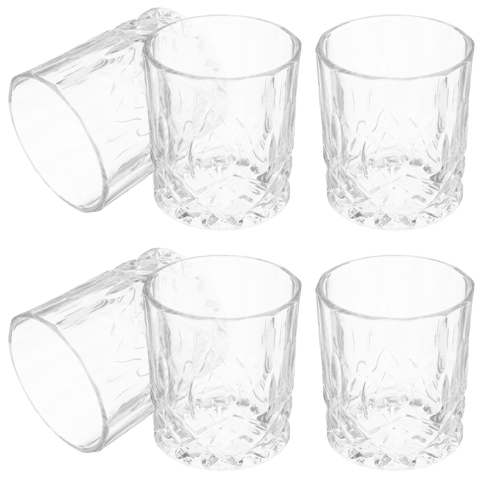 6Pcs Whiskey Glass Set Unique  - Wine Beer Drink recension och pris