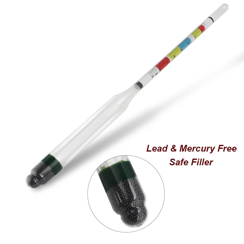 2Pcs/lot Hydrometer Tester,Tri - Wine Beer And Mead recension och pris