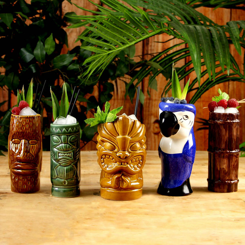 Hawaii Tiki Mugs Cocktail Cup  - Wine Beer Cocktail recension och pris