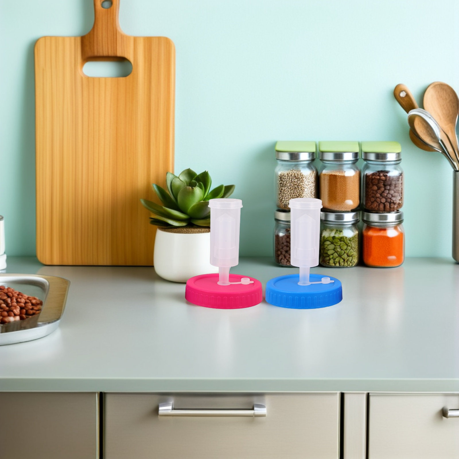 2Pcs Airtight Fermentation Lid - Wine Beer And Mead recension och pris