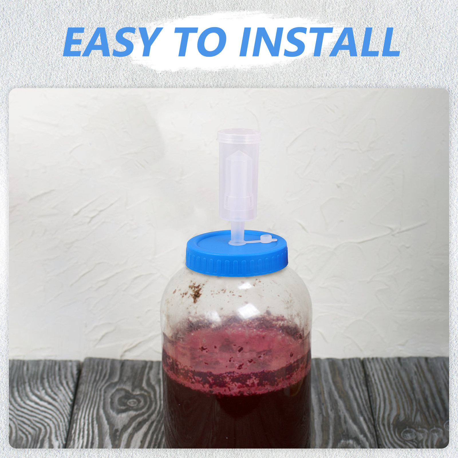 2Pcs Airtight Fermentation Lid - Wine Beer And Mead recension och pris