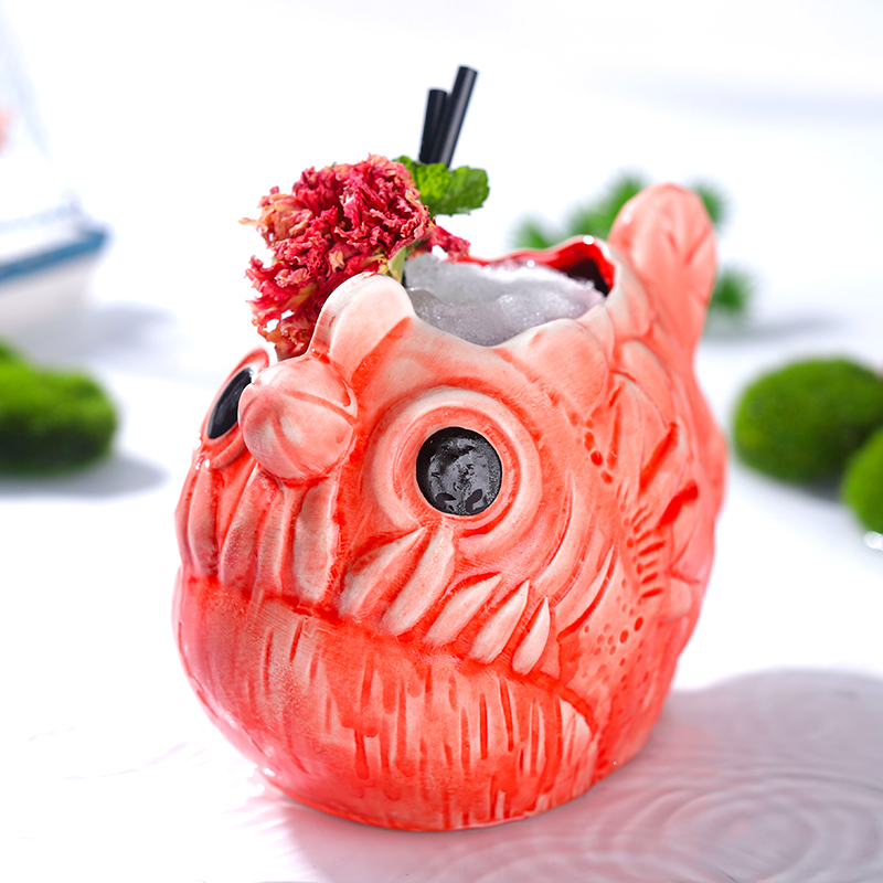 Cute Lantern Fish Cocktail Gla - Wine Beer Cocktail recension och pris