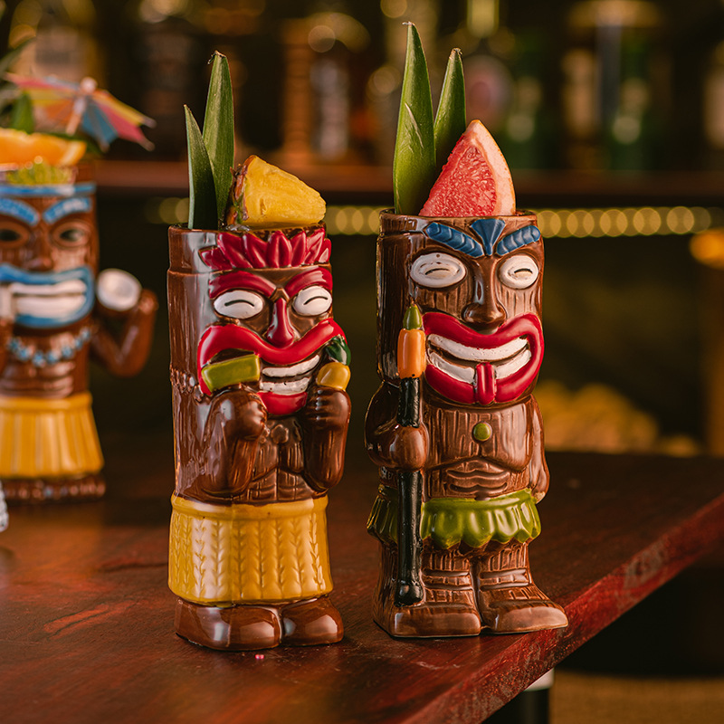 Ceramic Tiki Mug, Hawaiian Tro - Wine Beer Cocktail recension och pris