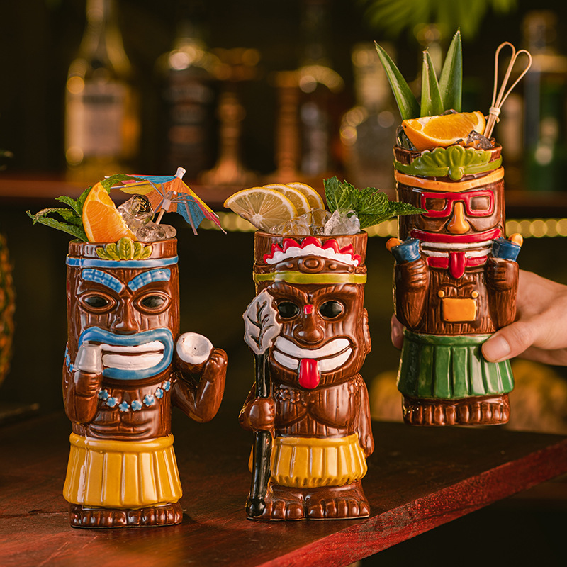 Ceramic Tiki Mug, Hawaiian Tro - Wine Beer Cocktail recension och pris